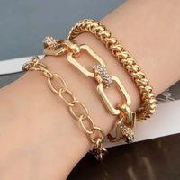 Chain Bracelets Set