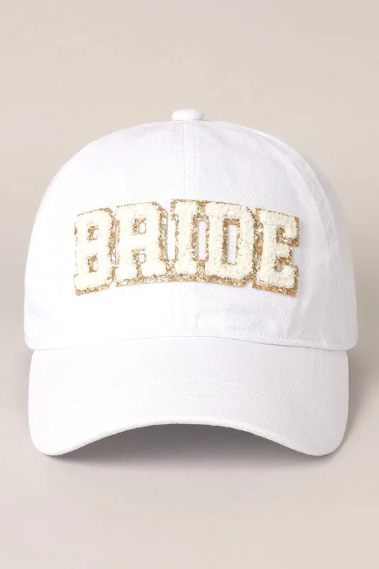 BRIDE Chenille Letter Patch Baseball Cap