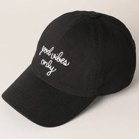 Good Vibes Only Baseball Cap