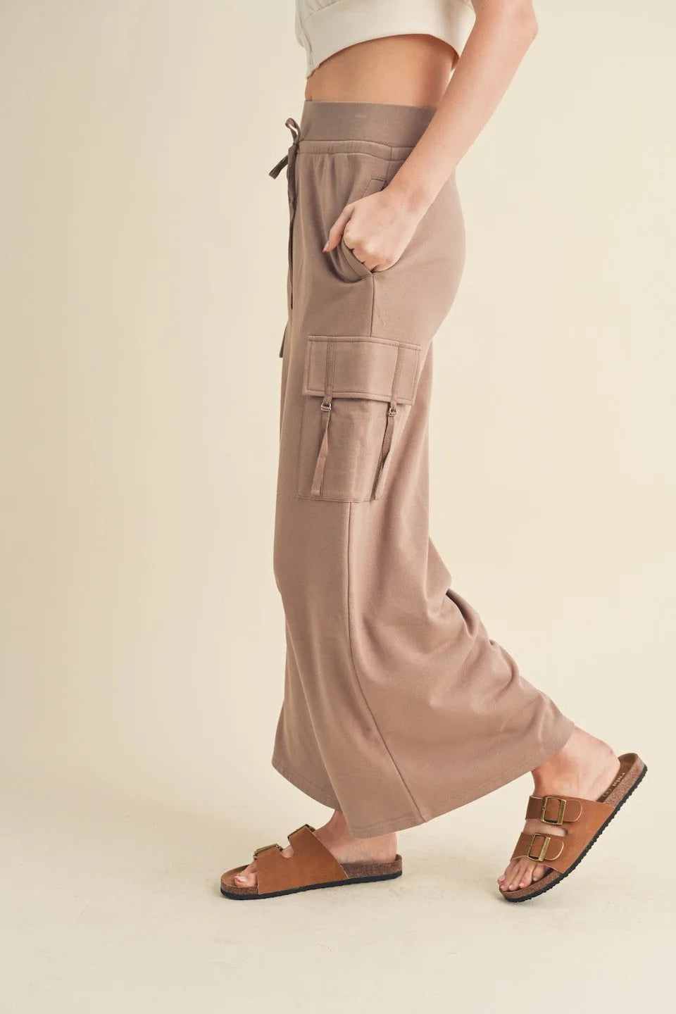 Wide Leg Cargo Pants