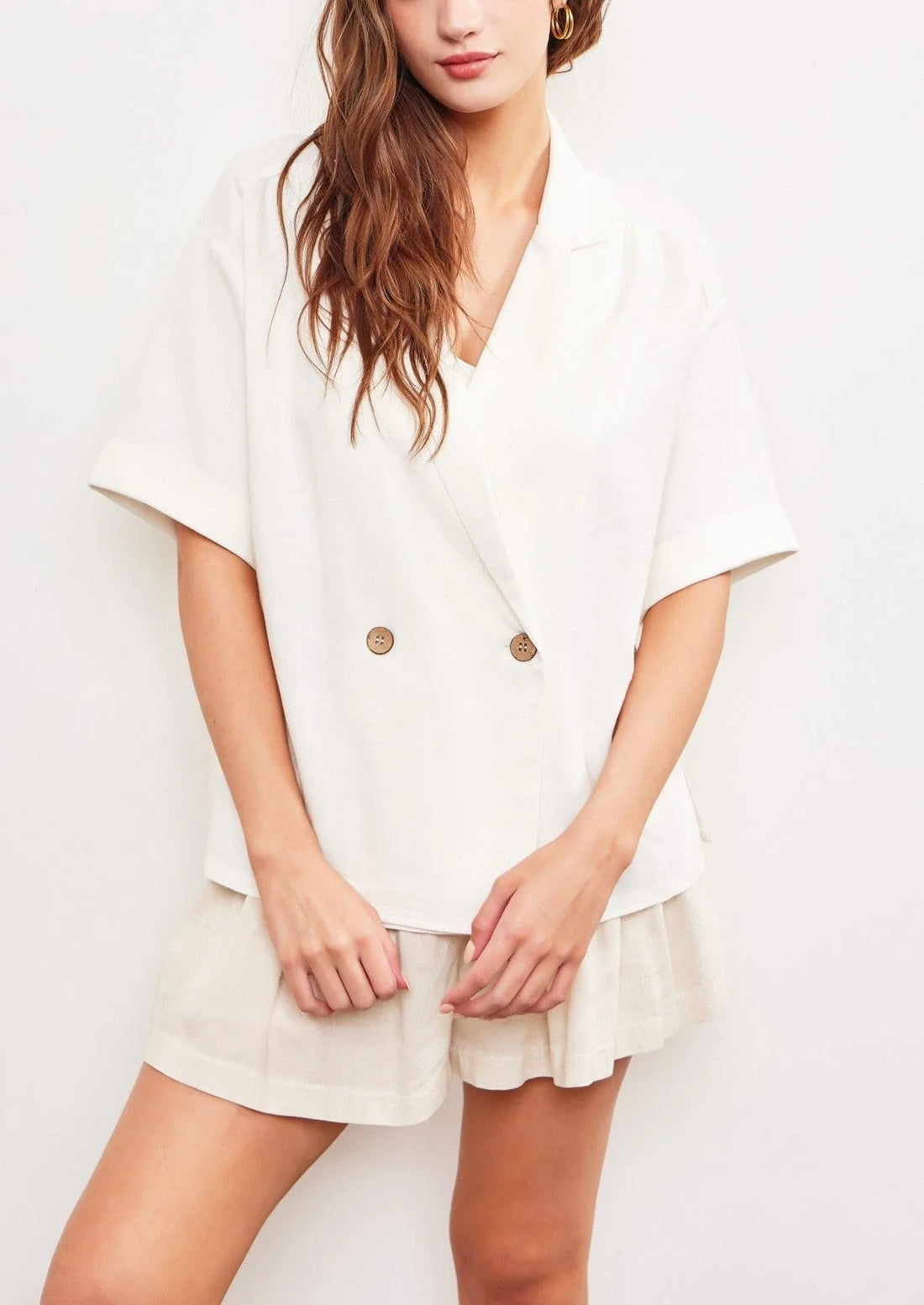 Blazer Style Collar Top