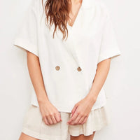 Blazer Style Collar Top