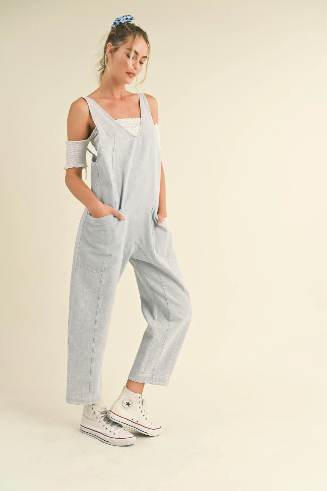 Mineral Wash High Roller Jumpsuit