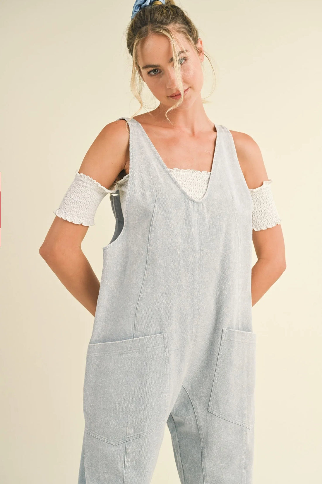 Mineral Wash High Roller Jumpsuit
