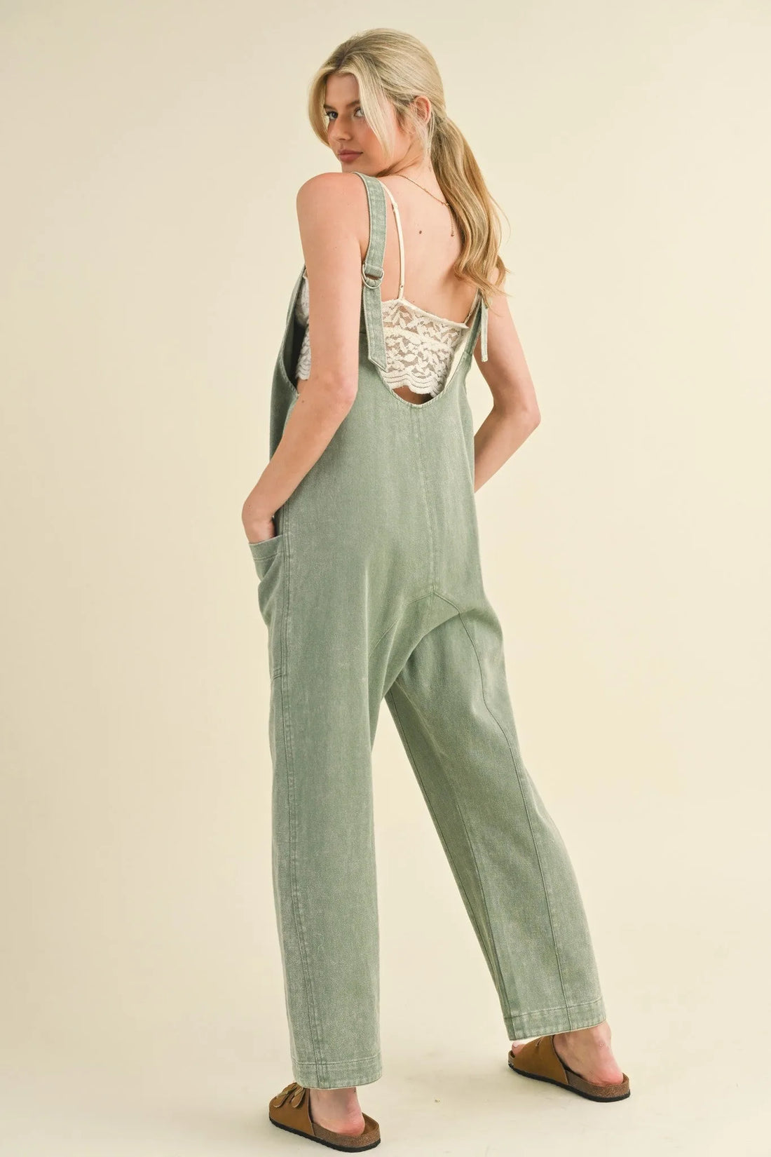 Mineral Wash High Roller Jumpsuit