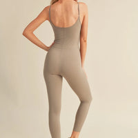 Sleeveless Basic Jumpsuit