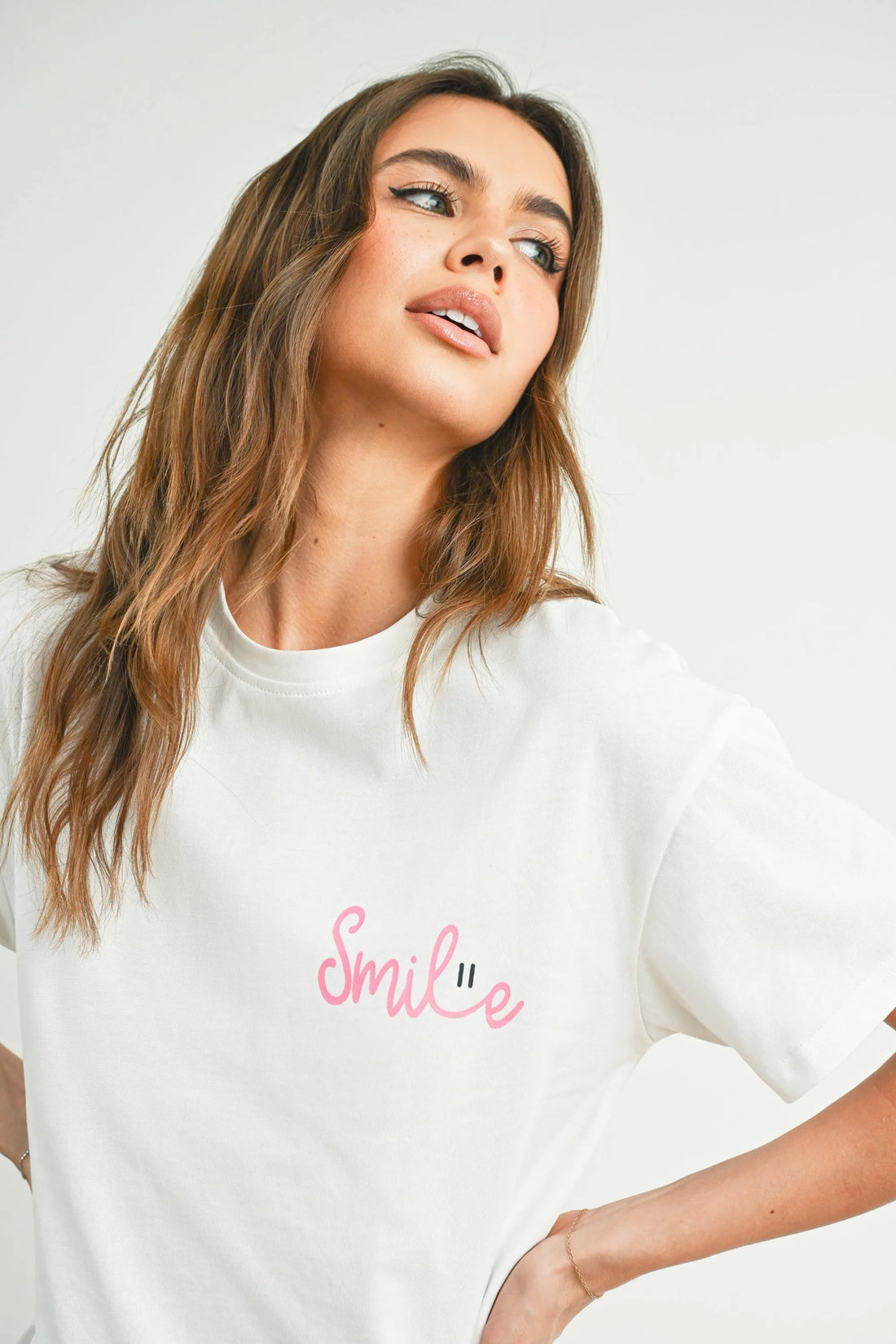 Smile Print T-shirt