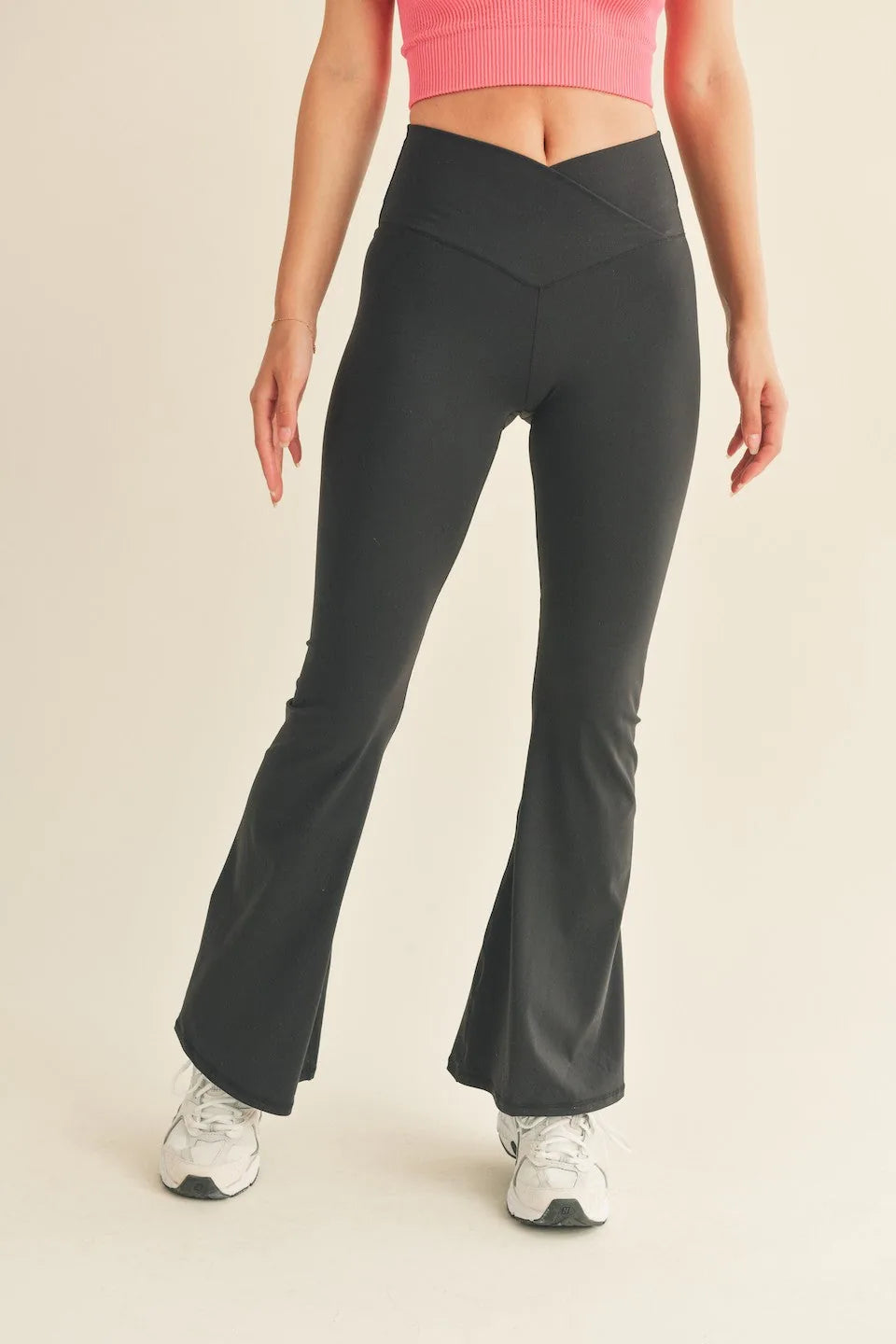 Crossover Flare Leggings