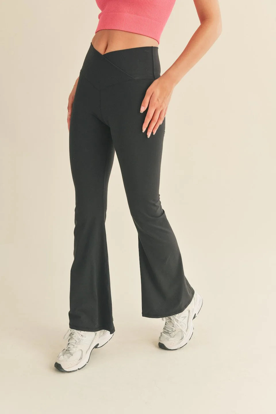 Crossover Flare Leggings