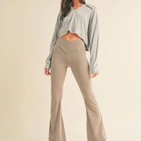 Crossover Flare Leggings