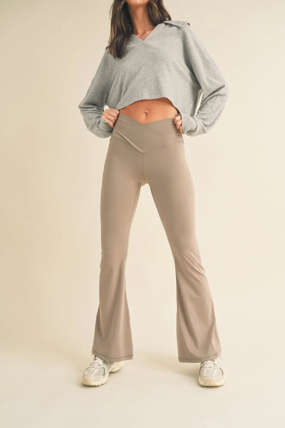 Crossover Flare Leggings