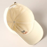 Oui Croissant Baseball Cap