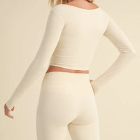 Long Sleeve Corset Top
