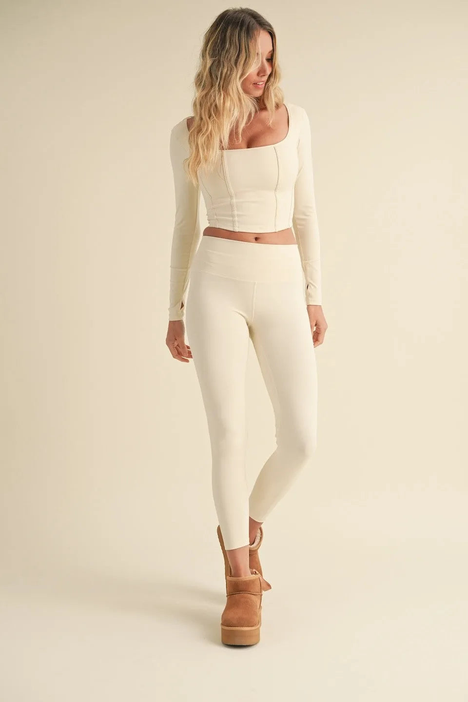 Long Sleeve Corset Top