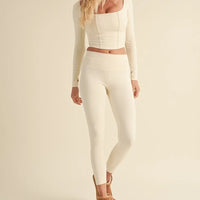 Long Sleeve Corset Top