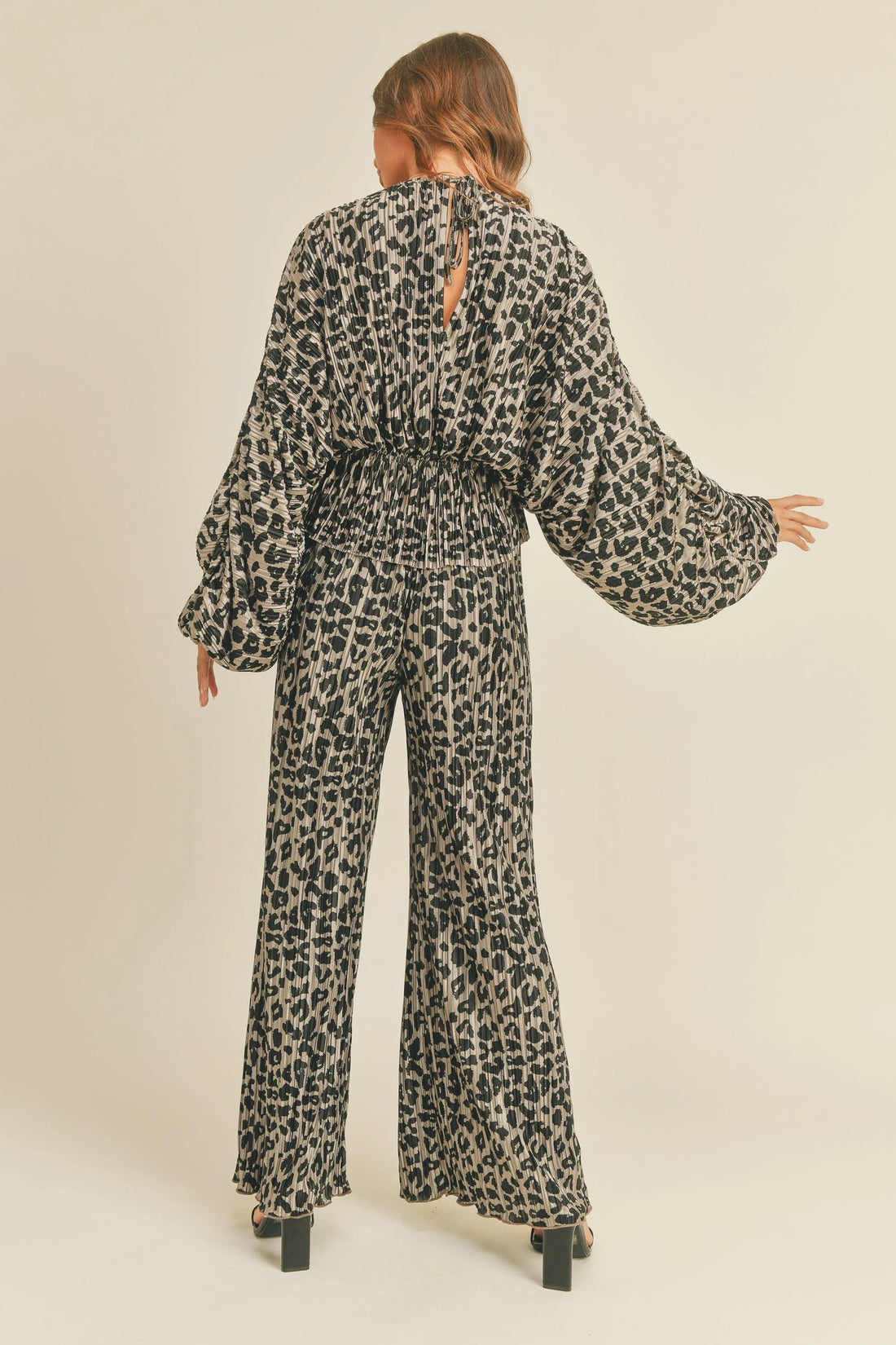 Leopard Wide Pants