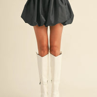 Metallic Balloon Mini Skirt