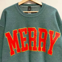Merry Glitter Oversized Sweatshirt