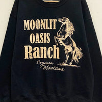 Moonlit Oasis Ranch Oversized Sweatshirt