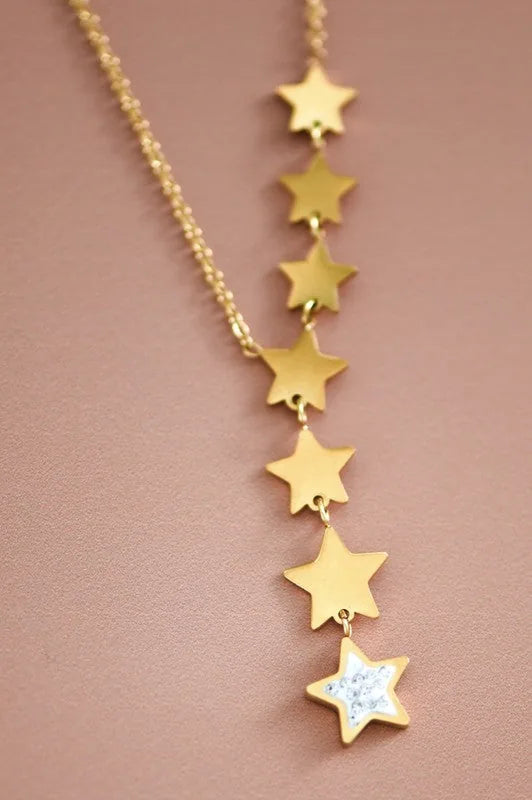 Star Lariat Necklace