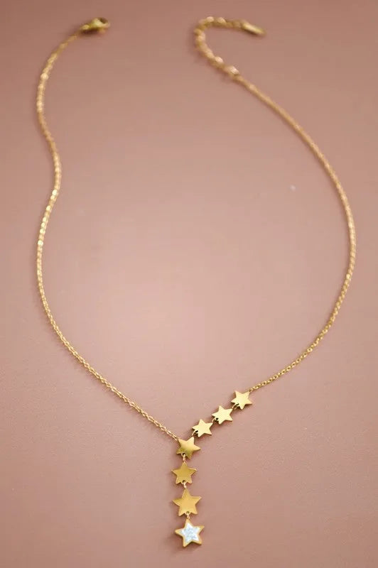 Star Lariat Necklace