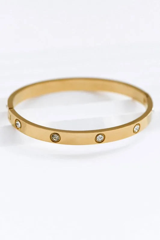 Hinged Bangle Bracelet