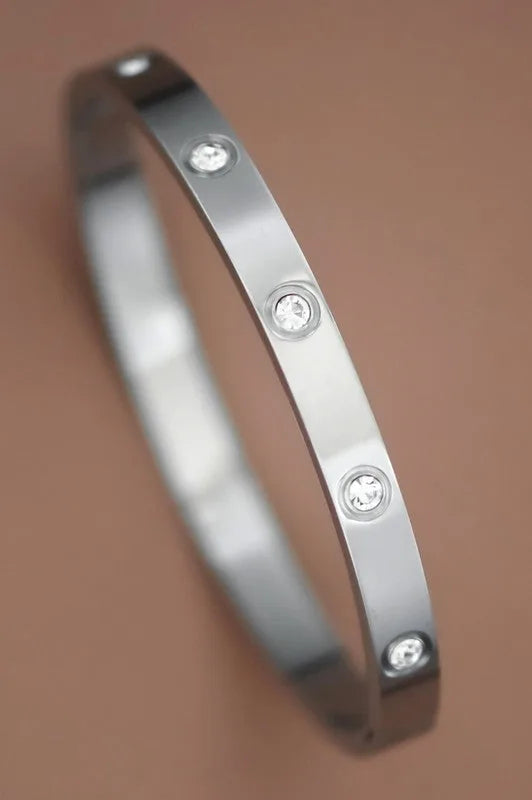 Hinged Bangle Bracelet