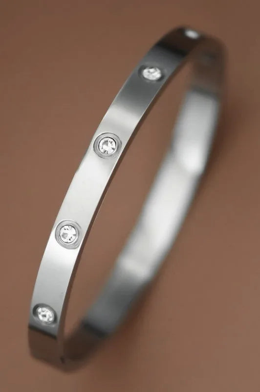 Hinged Bangle Bracelet