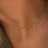 Dainty Bow Necklace