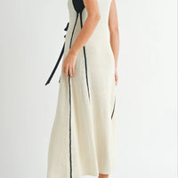 Plunging Neckline Cover Up Maxi Dress (Bralette Included)