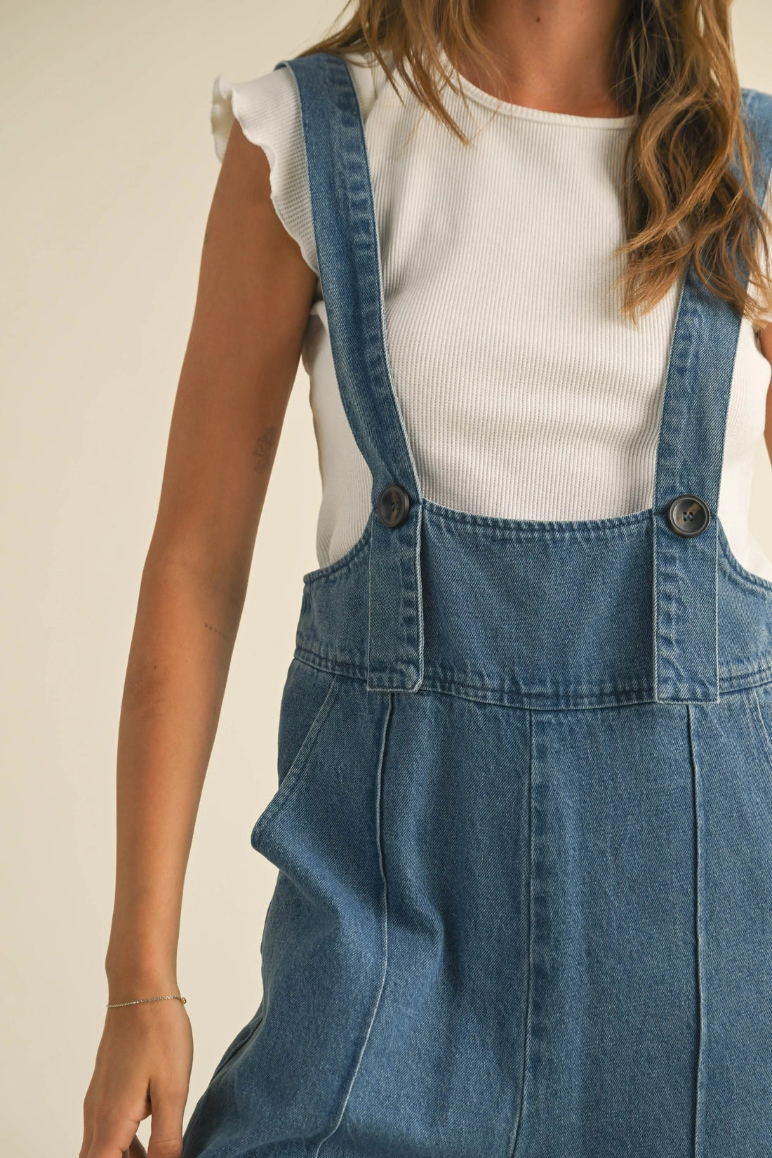 Cute Suspender Denim Jumpsuit Cute Suspender Denim Jumpsuit