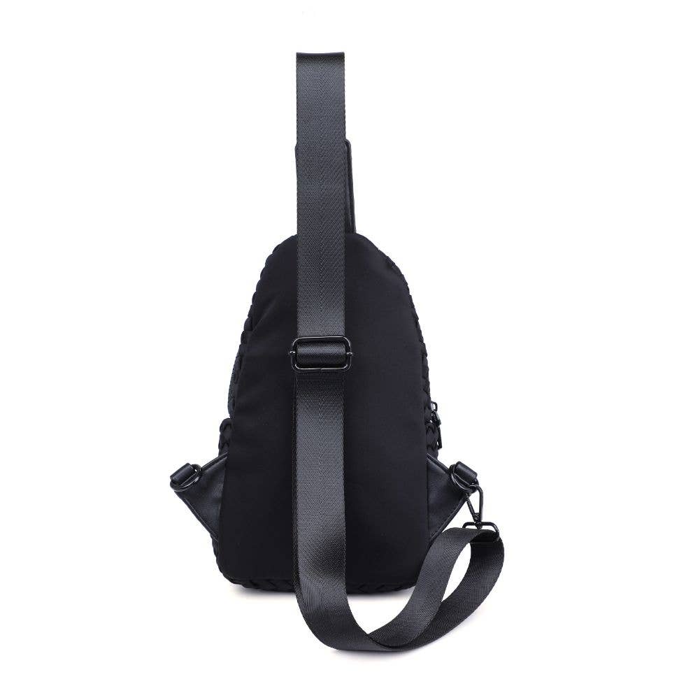 Woven Neoprene Sling Backpack with Adjustable Strap