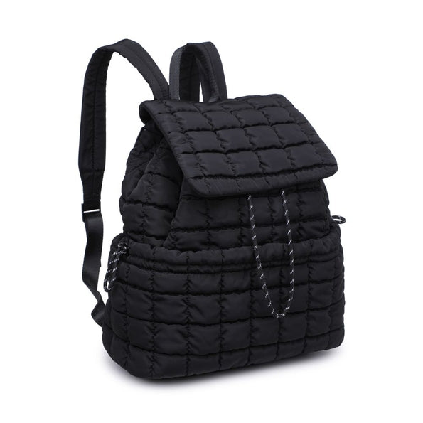 Quilted Puffer Nylon Backpack