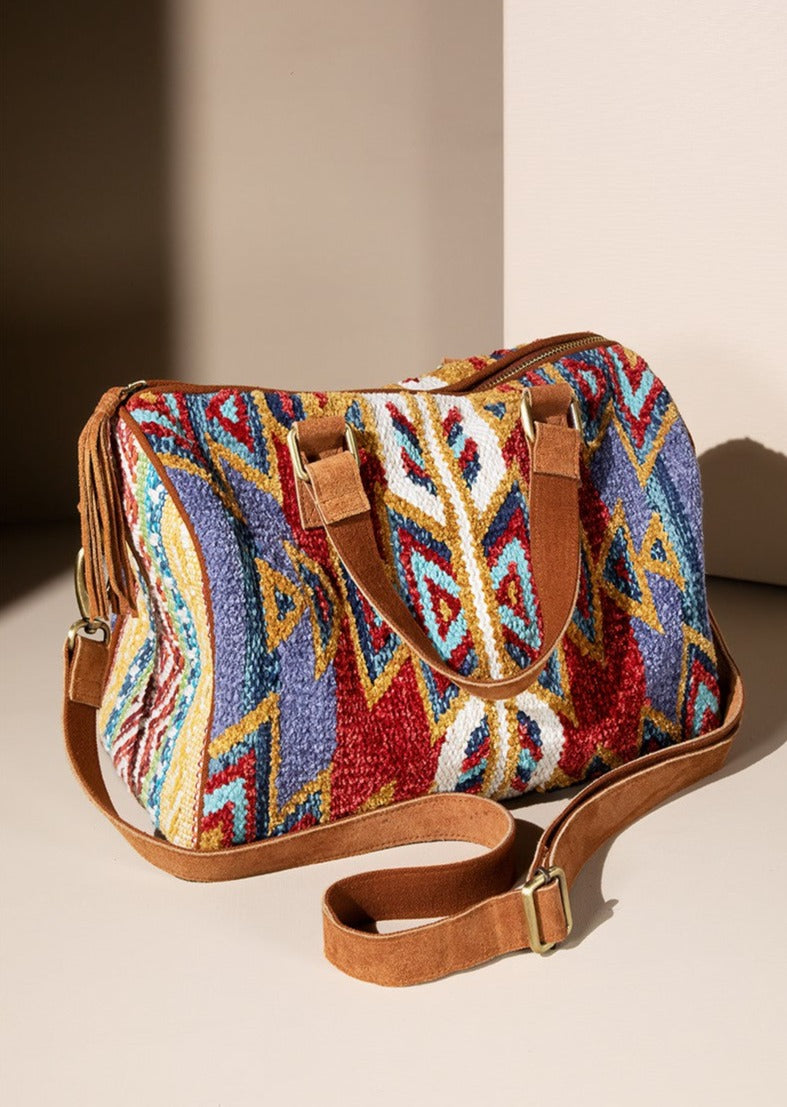 Ethnic Boston Bag