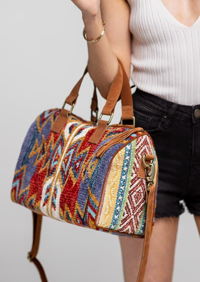 Ethnic Boston Bag