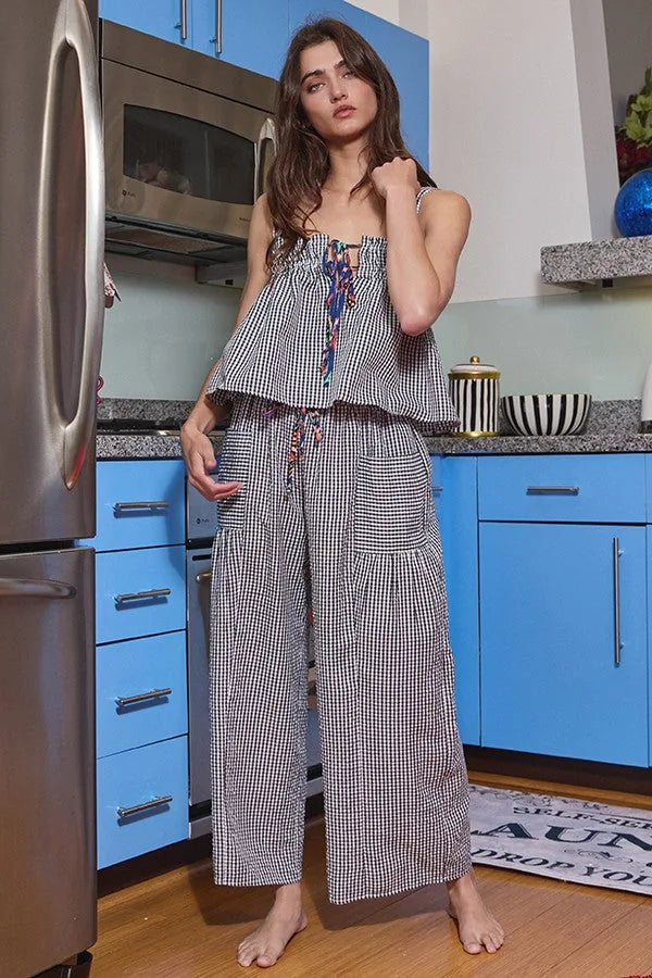 Gingham Cute Tank Top