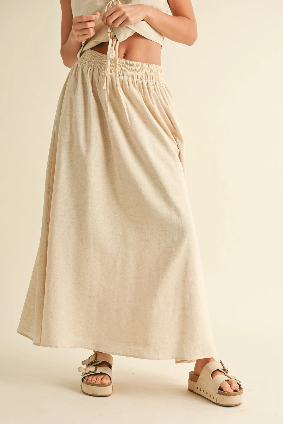 Maxi Linen Skirt