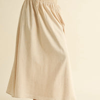 Maxi Linen Skirt