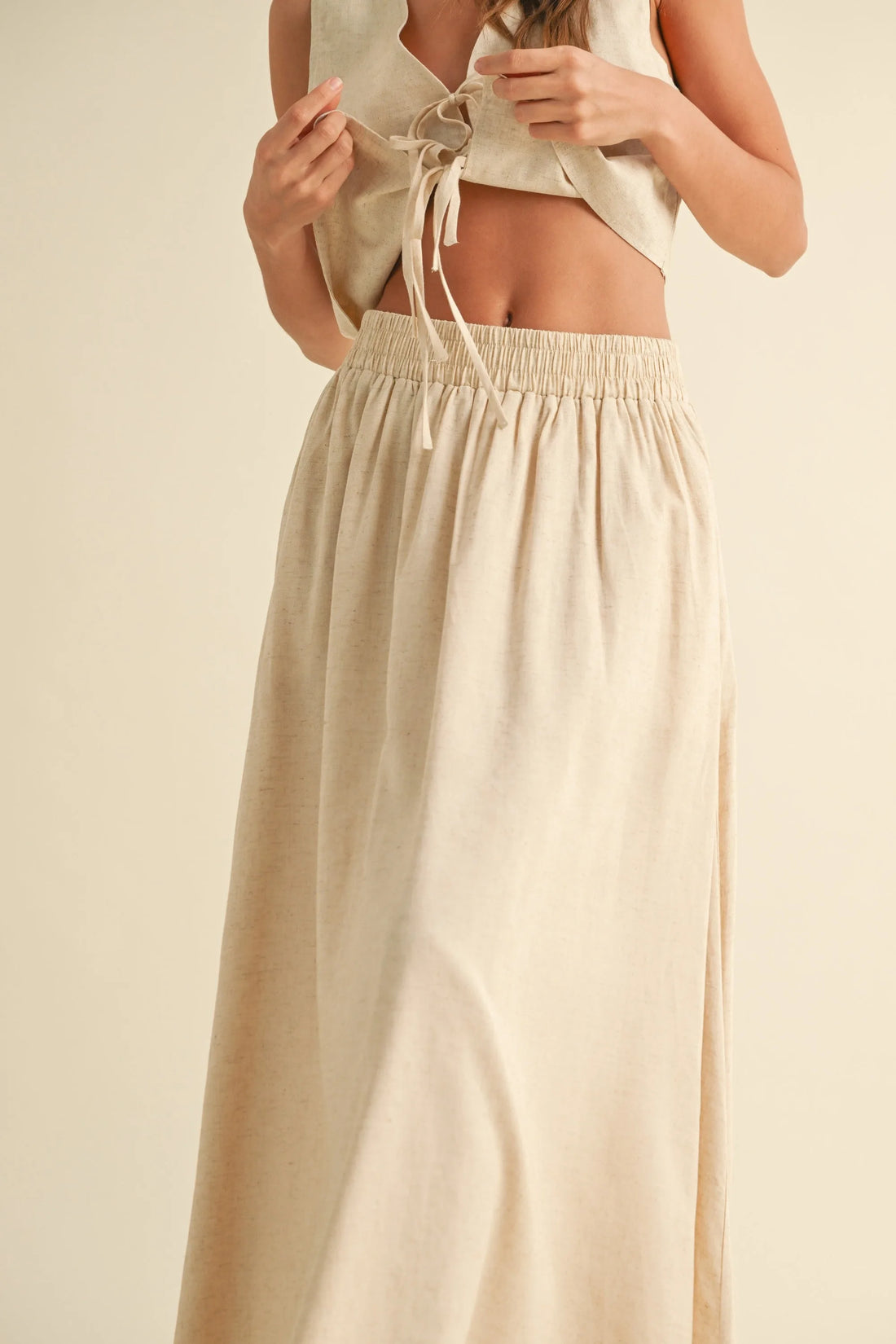 Maxi Linen Skirt