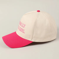 Literally Just a Girl Two Tone Trucker Hat