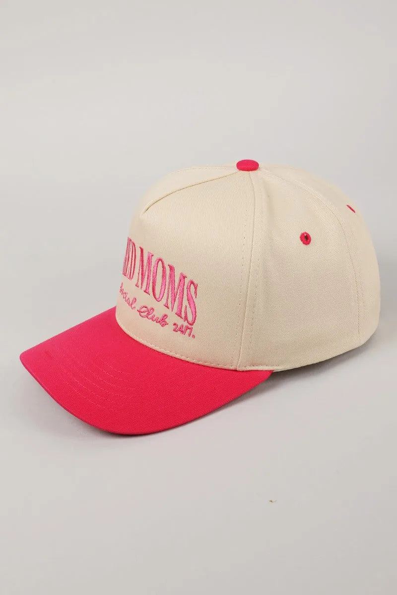Tired Moms Social Club Embroidered Cap
