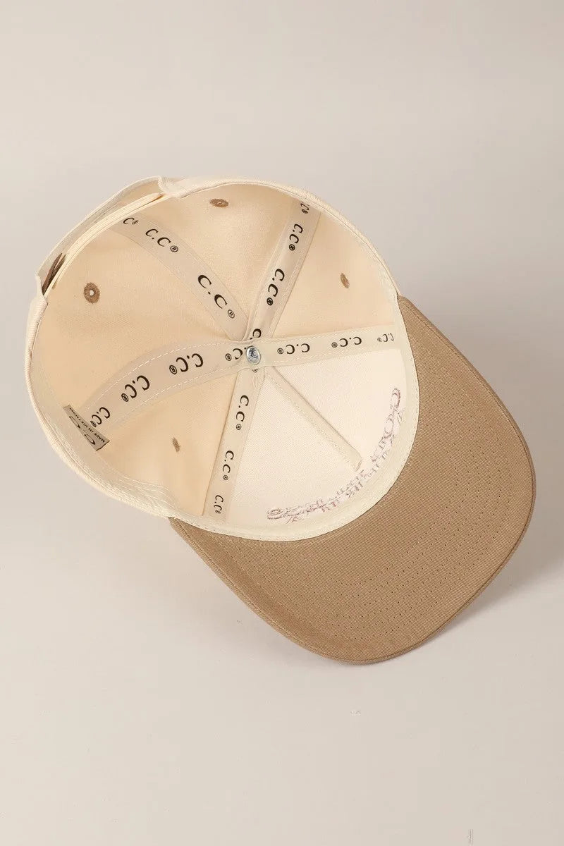 God Bless America Two Tone Cap