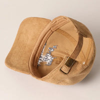 Good Thing Take Time Corduroy Cap