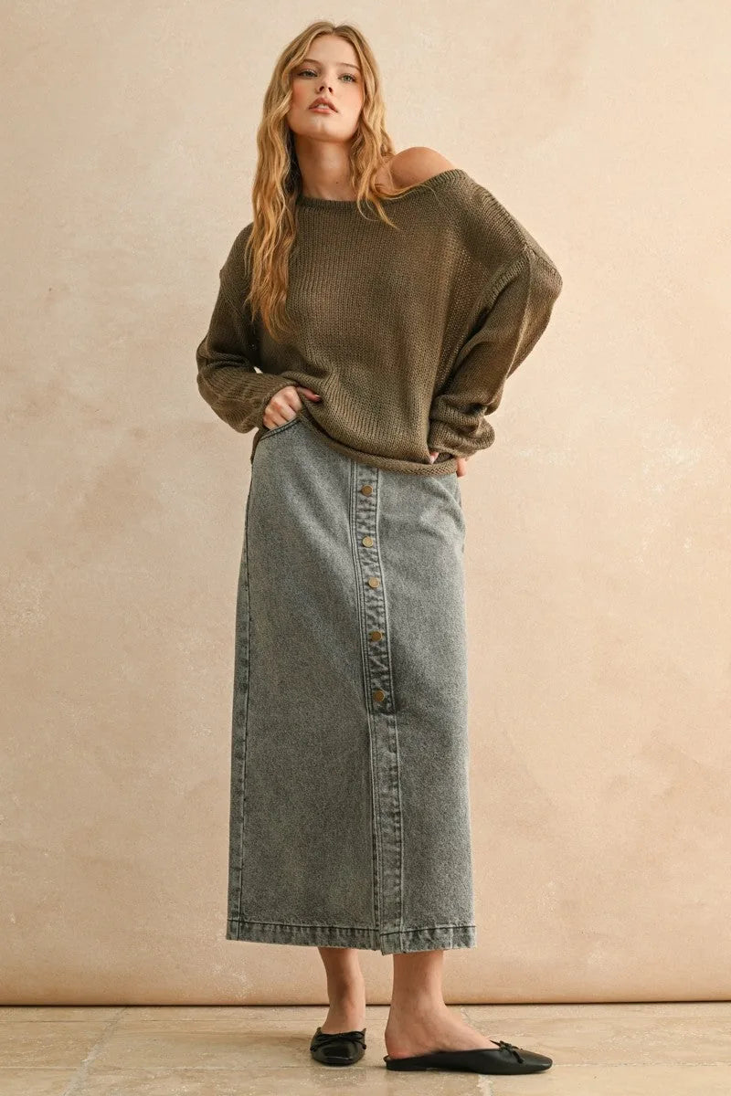 Light Weight Loose fit Knit Top