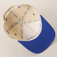 Grand Slam Pinstripe Embroidered Trucker Hat