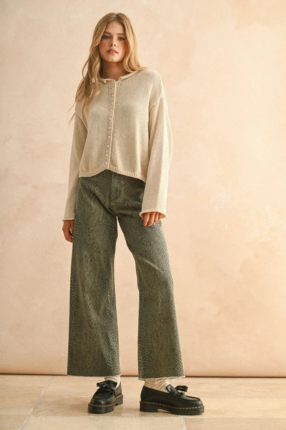 Cozy Button-Up Knit Cardigan