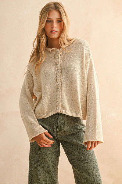 Cozy Button-Up Knit Cardigan