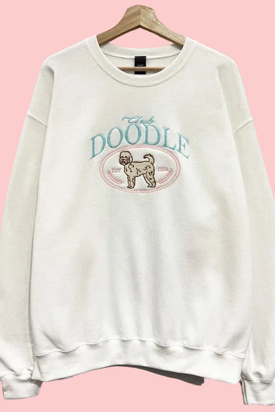 Club Doodle Embroidered Sweatshirt