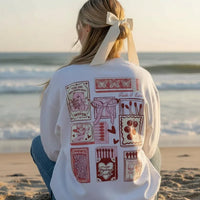 Perfect Match Valentine Graphic Sweatshirt
