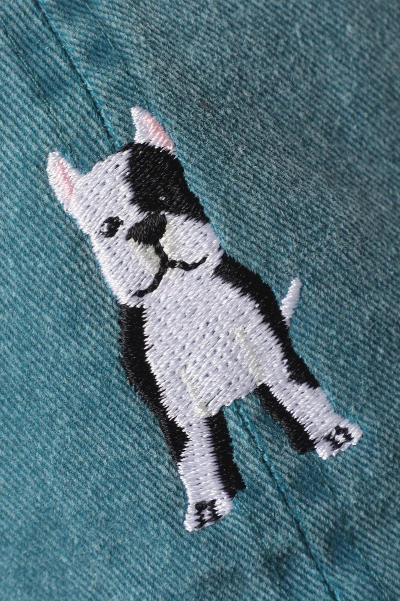 Pit Bull Embroidered Vintage Washed Baseball Cap